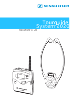 Sennheiser HD-E2020-D User manual