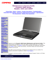 Compaq 1825 User manual