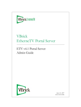 VBrick Systems Portal Server ETV v4.1 User manual