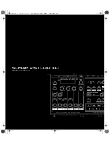 Roland Sonar V-Studio 100 User manual