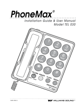 Williams Sound PhoneMax 3.0 User manual