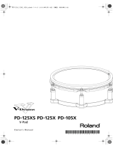 Roland Drums PD-125X User manual