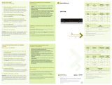 Motorola Xfinity RNG150N Quick start guide