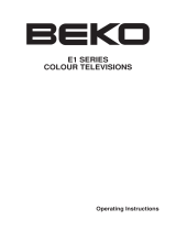 Beko E1 User manual