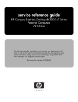 HP DX2000 User manual