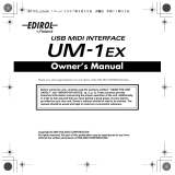 Roland UM-1EX Owner's manual