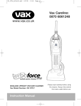 Vax Turboforce Lite Owner's manual