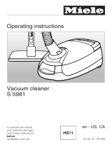 Miele S5 S5980 Operating instructions