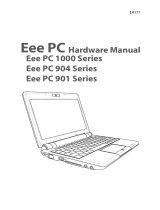 Asus 1000H - Eee PC - Atom 1.6 GHz User manual