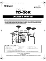 Roland TD-20K User manual