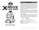 ADJ X-move LED plus User manual