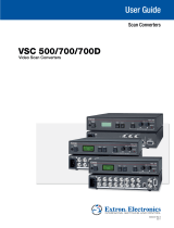 Extron VSC 700 & VSC 700D User manual
