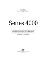 Kronos 4000 SERIES User manual