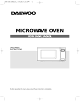 Daewoo Microwave Oven 1A0ASL User manual