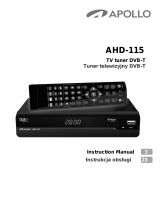 Apollo AHD-115 User manual