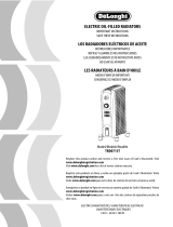 DeLonghi OIL FILLED RADIATORS Important Instructions Manual
