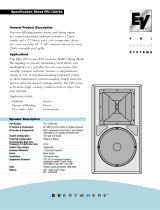 Electro-Voice EVERYWHERE FRI-122/64 User manual