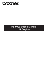 Brother PS9000 User manual