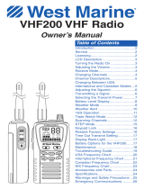 West Marine VHF200 Owner's manual