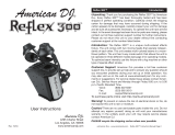 ADJ Reflex 300 User manual