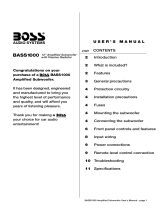 Boss Audio Systems BASS1000 User manual