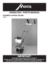 Mantis 7262 and 7270 Owner's manual