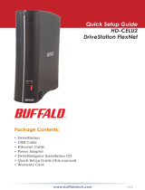 Buffalo HD-CELU2 DriveStation FlexNet Installation guide