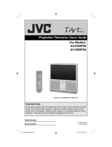 JVC CRT Television User manual