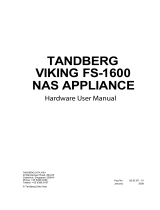 Tandberg Data FS-1610 User manual