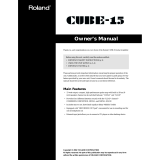 Roland CUBE 15 Owner's manual