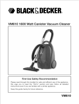 Black & Decker VM610 User manual