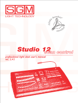 SGM Studio 12 User manual