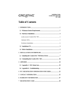 Creative DSL 7410 User manual