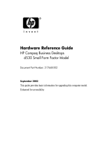 HP Compaq d530 Small Form Factor Desktop PC Reference guide