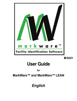 Brady markware User manual