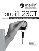 Merlin prolift 230T User manual