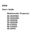 Epson EB-Z10000 User manual