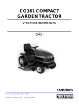 Ransomes CG161 User manual