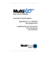 Multi-Tech Systems MVP 800 User manual