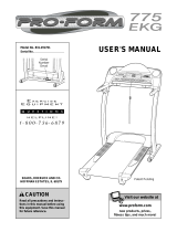 Pro-Form 520x User manual