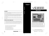 Roland VS-2000CD Owner's manual