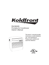 KoldFront PAC8000S User manual
