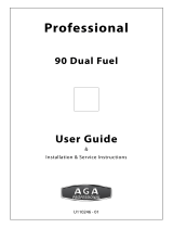 AGA Professional 90 Dual Fuel User guide