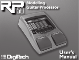 DigiTech RP 150 User manual
