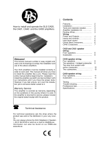 DLS Amplifier CA20, 21, 40, 50 Owner's manual