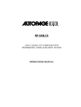 Auto Page RF-520LCD User manual