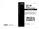 Boss GT-10 Owner's manual