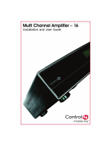 Control 4 Multi Channel Amplifier16 Specification