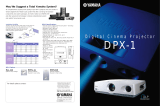 Yamaha Digital Cinema Projector User manual