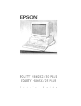 Epson 486SX User manual